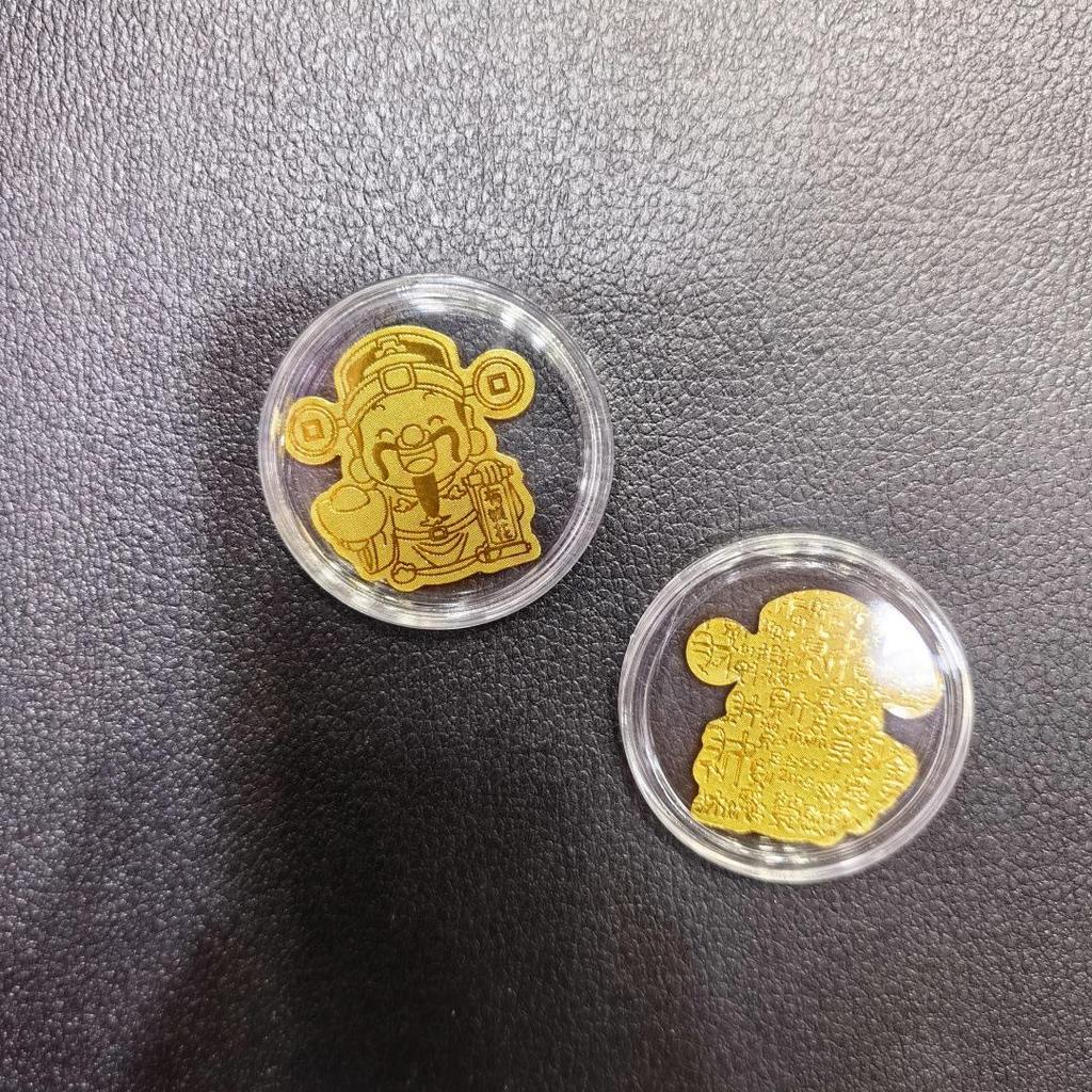 Gold Mobile Phone Sticker 999 Pure Gold - Prosperity & Wealth Charm Gift