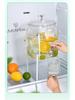 Refrigerator Beverage Dispenser with Faucet for Water, Juice, Lemon Tea, or Cola