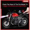 1:12 Honda CB400F R1 Motorcycles Models Toys Cars with Music Light Wheel Steering Miniature Motorcycle Office Table Ornament