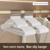 Non-Slip, Anti-Shoulder Angle Clothes Hanger - Thickened, Simple, No-Trace Plastic Drying Hanger
