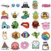 50 Small Ears Pineapple Sticker Suitcase Water Cup Computer Sticker Cartoon Sticker Tape Carry