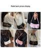 Korean Retro Light Luxury Baguette Shoulder Bag - Large Capacity, Simple Commute Style