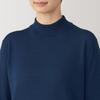 MUJI Washable Wool Smoky Size S Women's High-Gauge High-Neck Sweater, BA1OYA4A, Blue,