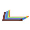 7pcs Paper Crafting Alignment Guides Color Coded Scrapbook Alignment Guides Tools with Storage Case for Card Making DIY