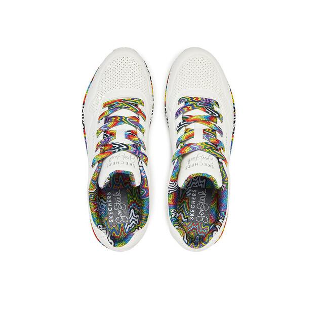 Skechers Jen Stark Sneakers: Uno - Mini Drip 177959/WMLT White