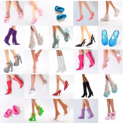 Doll Accessories High Heels Shoes Plastic Super Model Boots Doll Casual Shoes  Doll Accessories