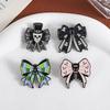 Spooky Bat Specters Enamel Pin Brooch For Halloween Costume Accessories Gothic Jewelry Gift For Friends
