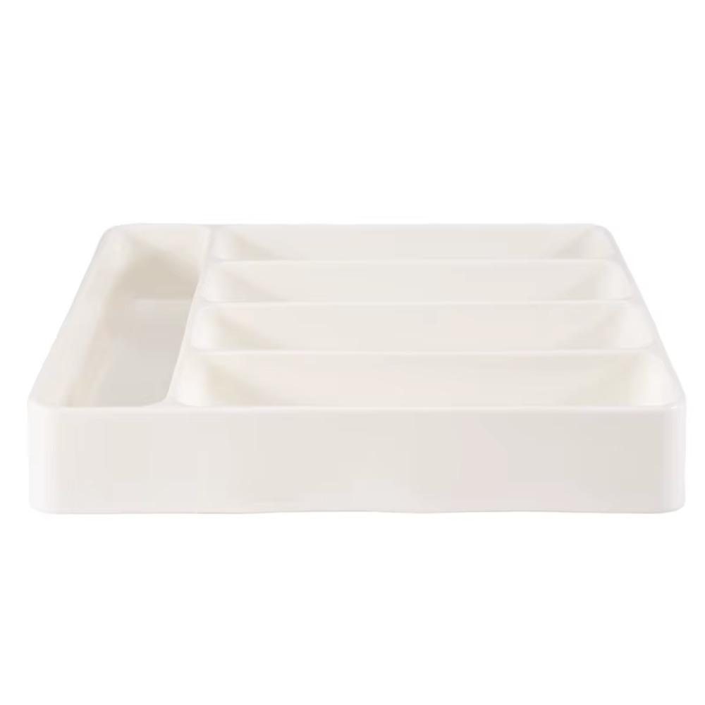 Compartments Drawer Cutlery Organizer 4/5 Grids Spoon Fork Separation Box Cutlery Container  Home