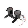 2-in-1 Motorrad Kilometerzähler Tacho Drehzahlmesser Modifizierte LED Geschwindigkeitsmesseranzeige Motorrad Kilometerzähler Universell Für Cafe Racer