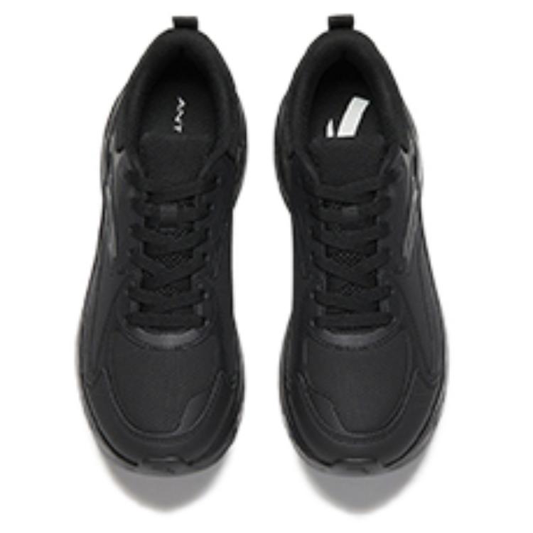 Anta Sports Comfortable Shock Absorbing Non-Slip Low-Top Casual City Commuting Running Shoes Men sneaker Basic-Black 912545531-5