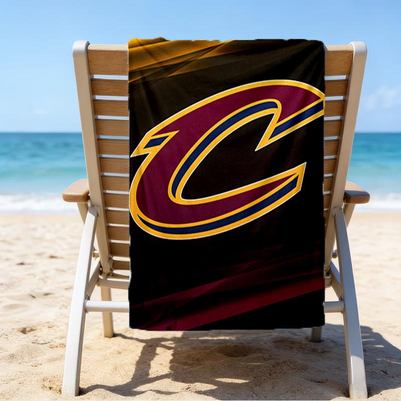 Cleveland Football Quick-Dry Microfiber Beach Towel Super Soft & Absorbent for Bath, Beach, Travel Bath Time Accessory, Fan Gifts