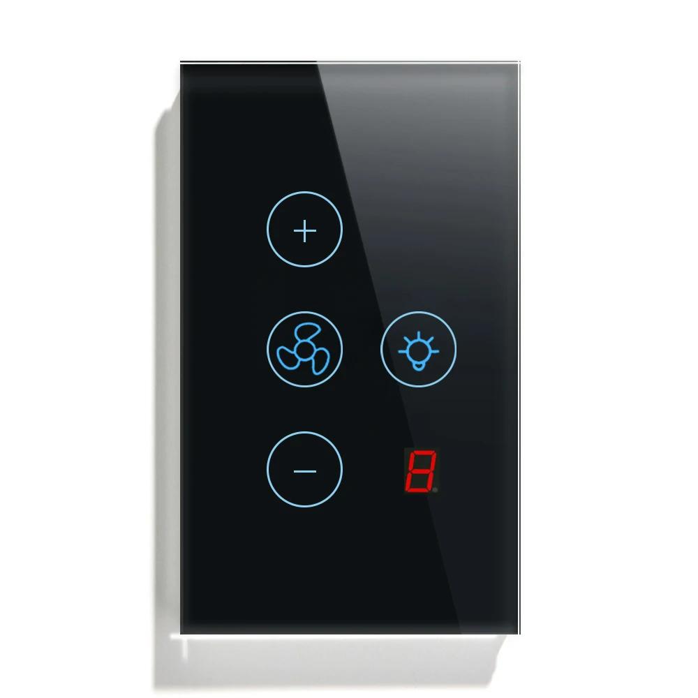 Zigbee Smart Wifi Fan Light Switch EU/AU Ceiling Fan Lamp Switch Smart Life APP Works With Alexa Google Home