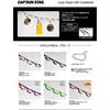 Captain Stag Um 1612 [hanging Chain Clothesline Rope With Carabiner Loop Rope Green X Yellow Monte]