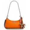 Teri 20 Logo Charme Estrela Clássico Bolsa Transversal de Lona Revestida em Couro Pebble Pequena Bolsa Transversal Feminina Laranja CBG79-SVY2H