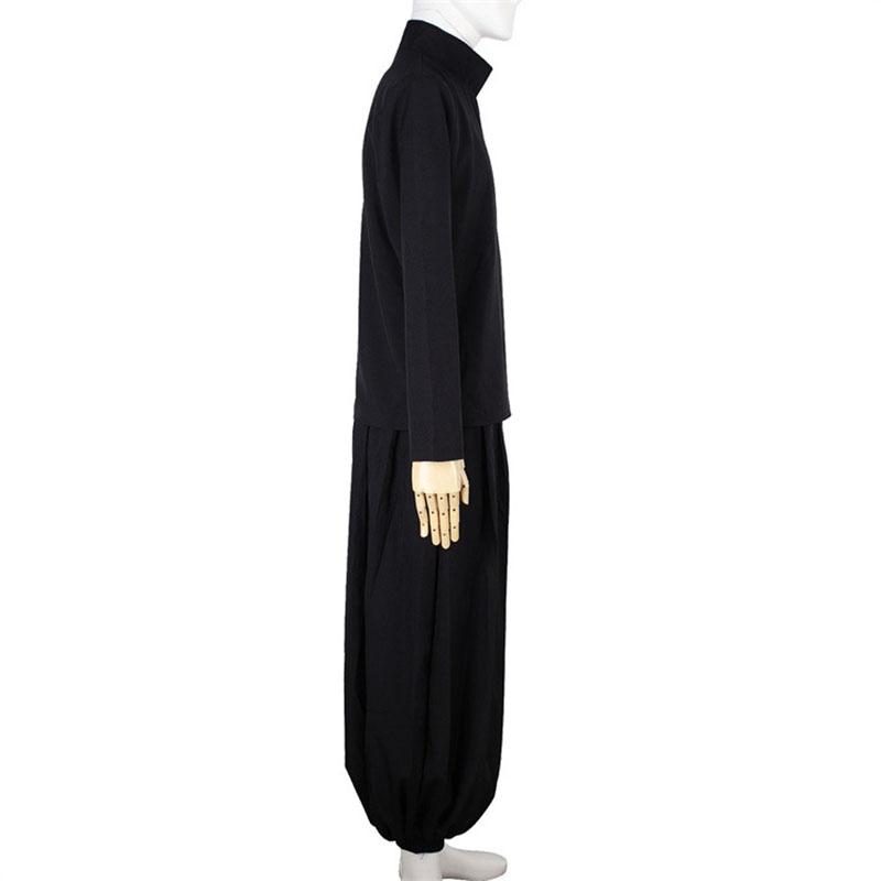 Geto Suguru Cosplay Anime Jujutsu Kaisen Geto Suguru Cosplay Kostüm Schwarze Schuluniform Perücke Anzug Halloween Kostüm für Männer