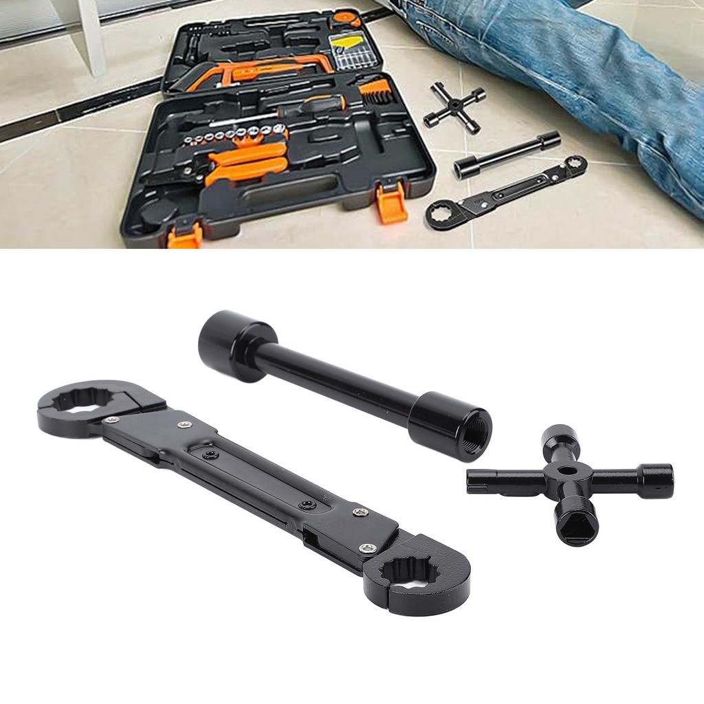 Plumbing Tools Steel Angle Stop Wrench Angle On Wrench Kit Professional Plumber Wrench Tools for Pipe Projects