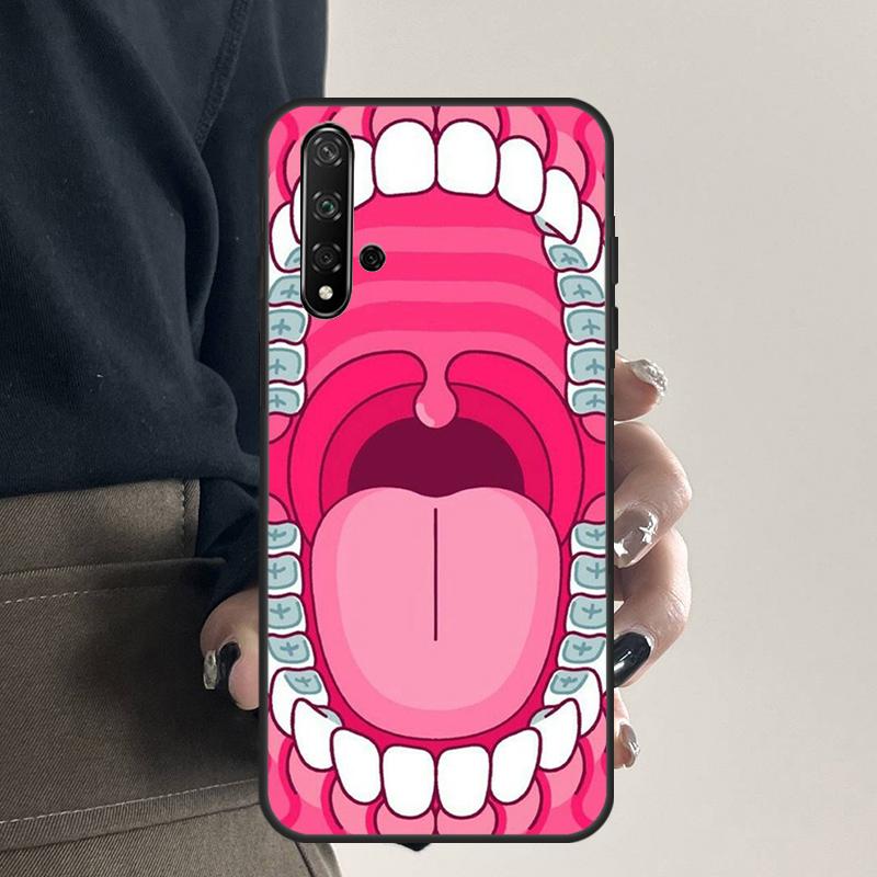 Cartoon Dentist Dental Teeth For Huawei Nova 9 10 SE 5T 12s 12i 11i Y91 Y90 Y60 Y70 Y72 Y61 P20 P40 P30 Lite P60 Pro Case