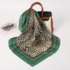 Fashion Leopard Print Silk Hairbands Scarf Women  New Elagant Bandana Neck Kerchief Head Bands Foulard Female Scarfs