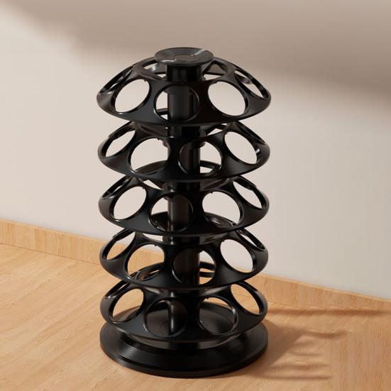 Kaffekapselhållare för K-Cups Snurrande Kaffekapselorganisatör Rymmer 40 Kapslar Utrymmesbesparande Kaffekapselkarusell för Köksbänk Kontor