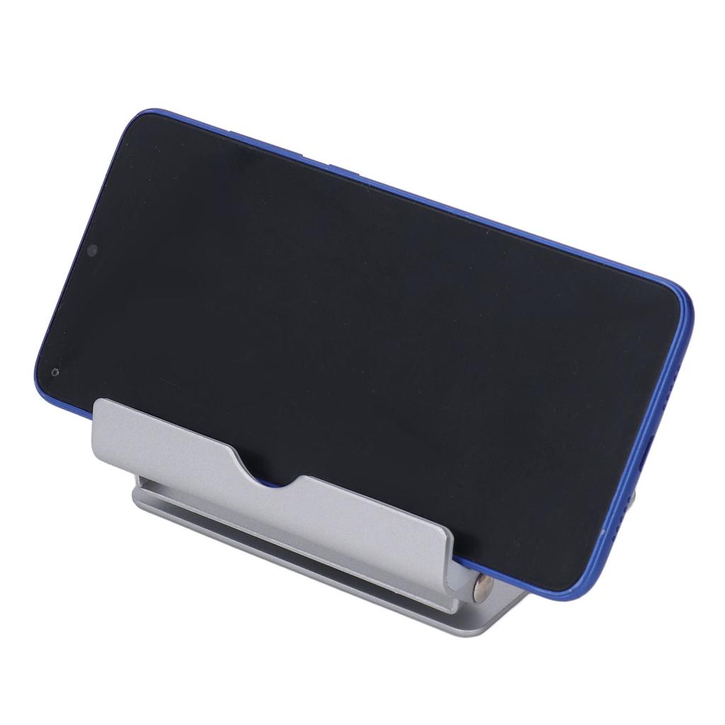 Handy-Ständer Silber kleine tragbare 360 Grad Rotation einstellbare Klapp Aluminiumlegierung Zelle Ph