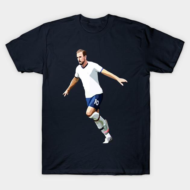 Men Black Print T-shirt Harry Kane No-Cut Transfer Paper Print Cotton Tshirt 4XL