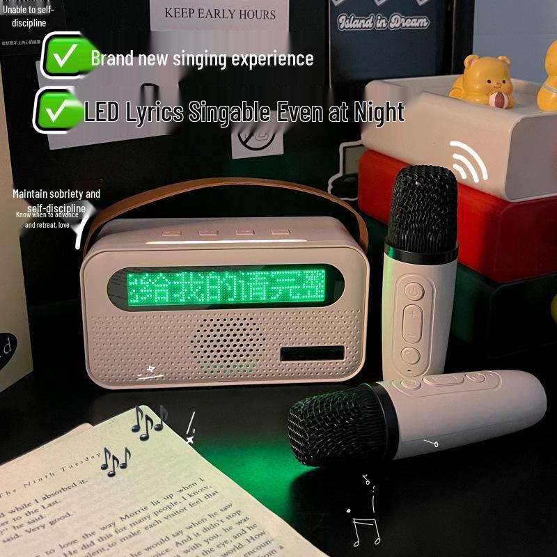 2026 German YF Bluetooth Speaker with Karaoke Mic – Stylish All-in-One for Home & Celebrations