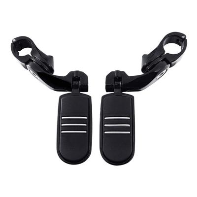 HUILI-JPHOME Short 32mm 1.25'' Universal Up Highway Foot Pegs Foot Pedals Footrest Honda Kawasaki