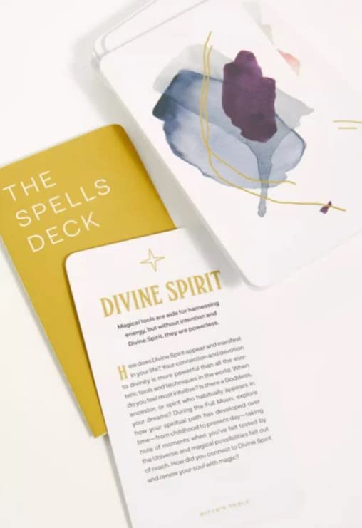 Kancharo 78-Card Tarot Card Set [The Spells Deck] Includes a Basic Japanese Tarot Card Instruction Manual and Pouch (Authentic)