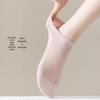 Women's Summer Cotton Mesh Socks: Odor-Resistant, Breathable, Non-Slip, Trendy Short Boat Socks