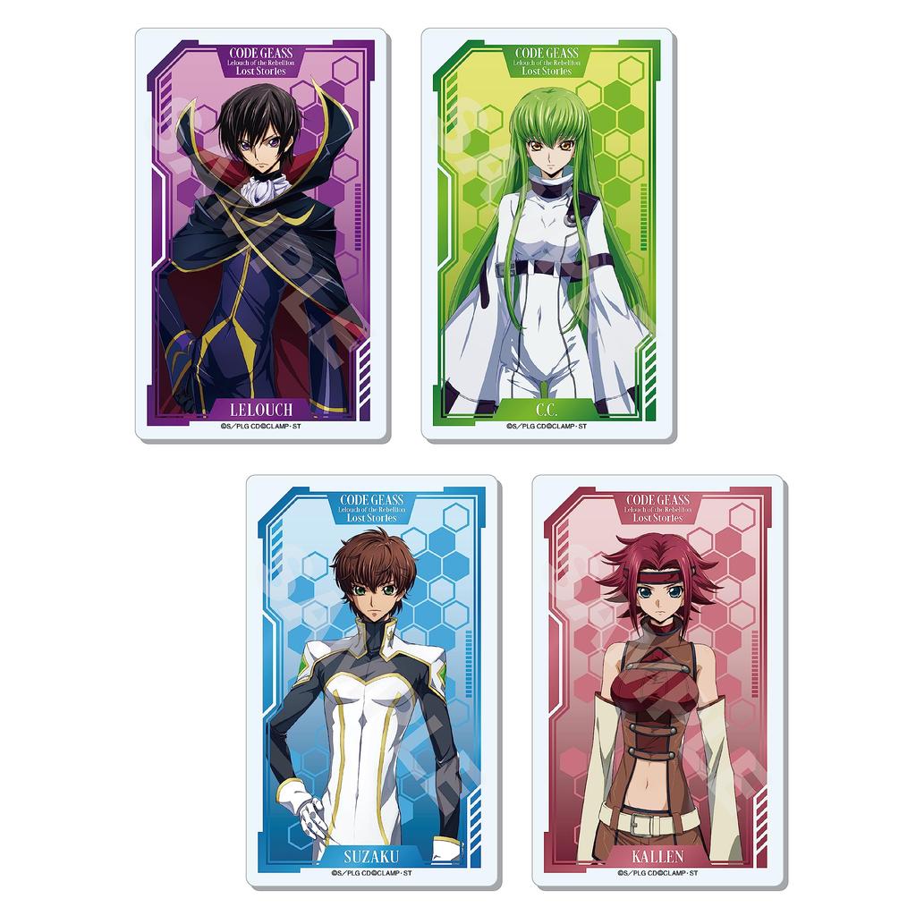 Code Geass Lelouch of the Rebellion Lost Stories 01 BOX A Acrylic Card 8 Pieces BOX