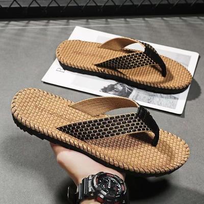 Moda Exterior Alta Calidad Chanclas de Hombre Verano Playa Chanclas Hombre Moda Transpirable Casual Playa Zapatillas de Hombre Zapatos para Hombre