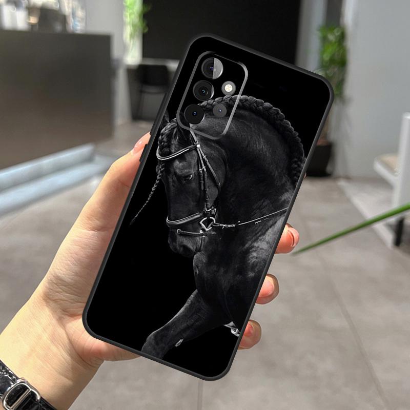 Domineering Cool Horse Case For Samsung Galaxy A73 A53 A33 A13 A12 A32 A51 A71 A14 A34 A54 A50 A70 A52 A72 Cover