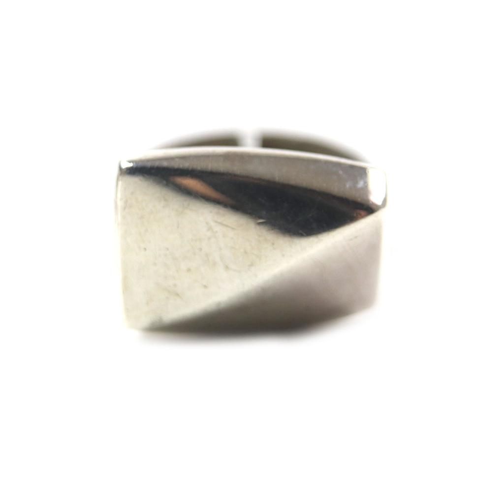 Great TIFFANY&Co. Cufflinks Men's Jewelry Engraved logo money clip Silver925 mens Used