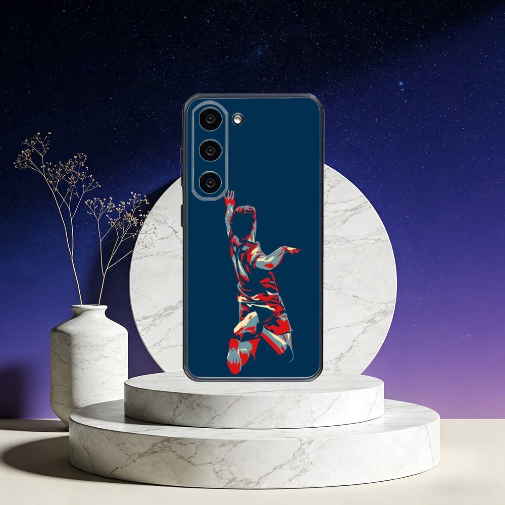 V-Volleyball P-Painted Phone Case For Samsung Galaxy A73,A72,A71,A70,A53,A52,A51,Others Soft Black Cover