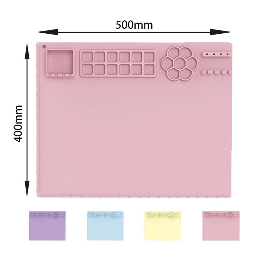 Silicone Art Silicone Craft Mat Non-Stick Graffiti Painting Mat  Clay Play Tools