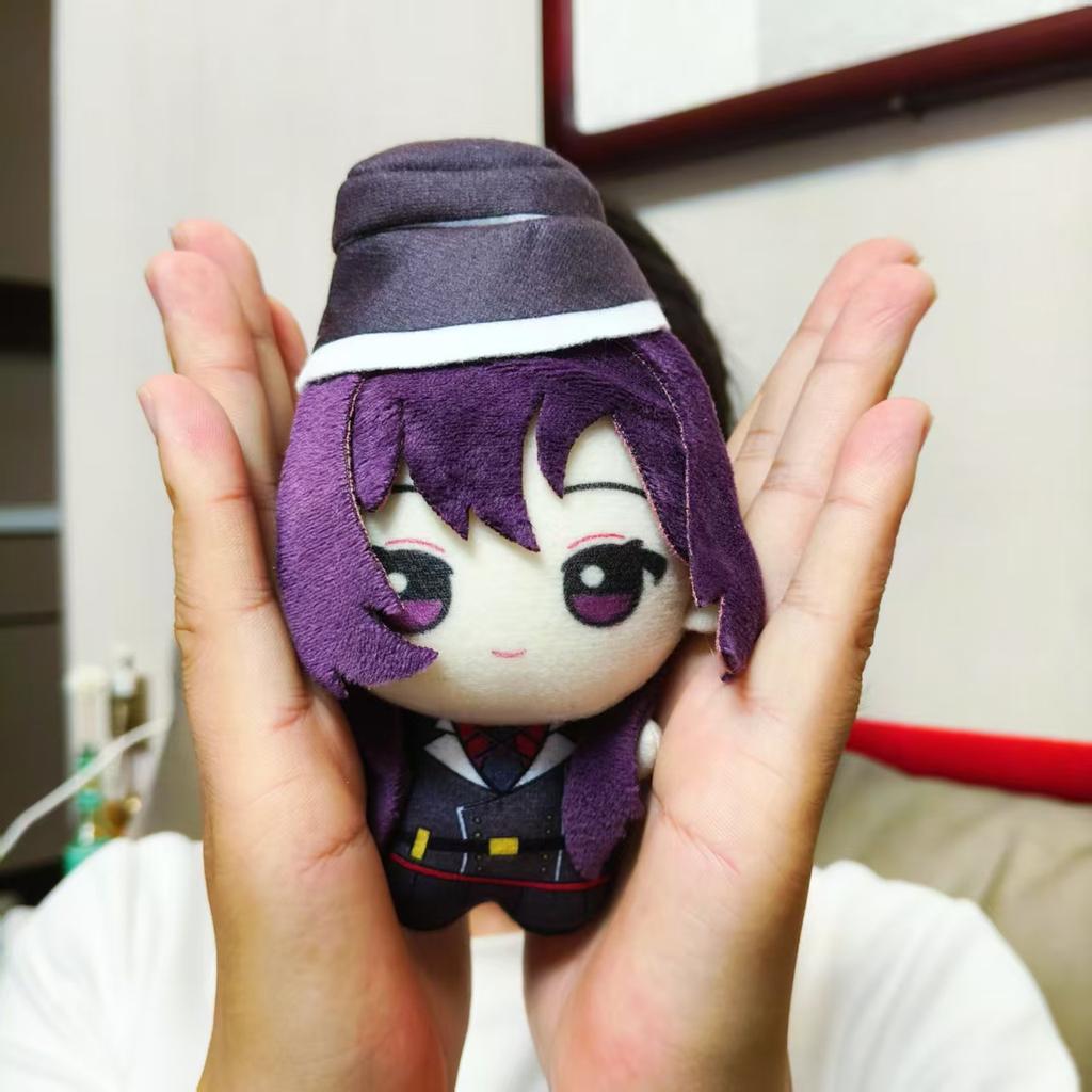 10cm Blue Archive Plush Toys Tendou Arisu Sunaokami Shiroko Anime Plushies Pendant Dolls Soft Stuffed Keychain Key Ring Gifts