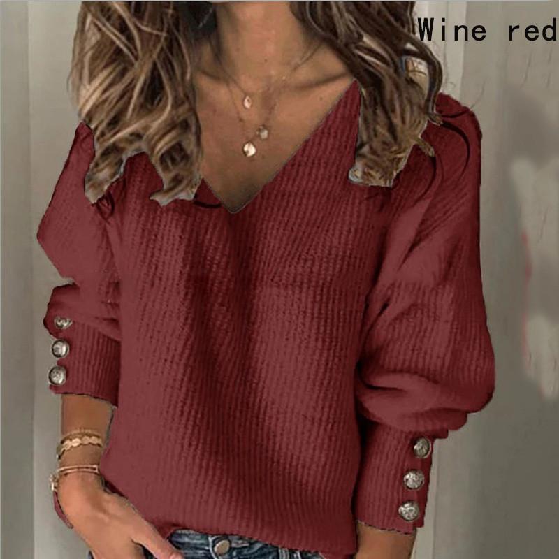 V neck winter tops Clearance