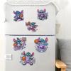 6Pcs DIY Diamond Painting Refrigerator Magnets, Disney Stitch, Cross-stitch Round Diamond Handicraft Home Decoration Gift