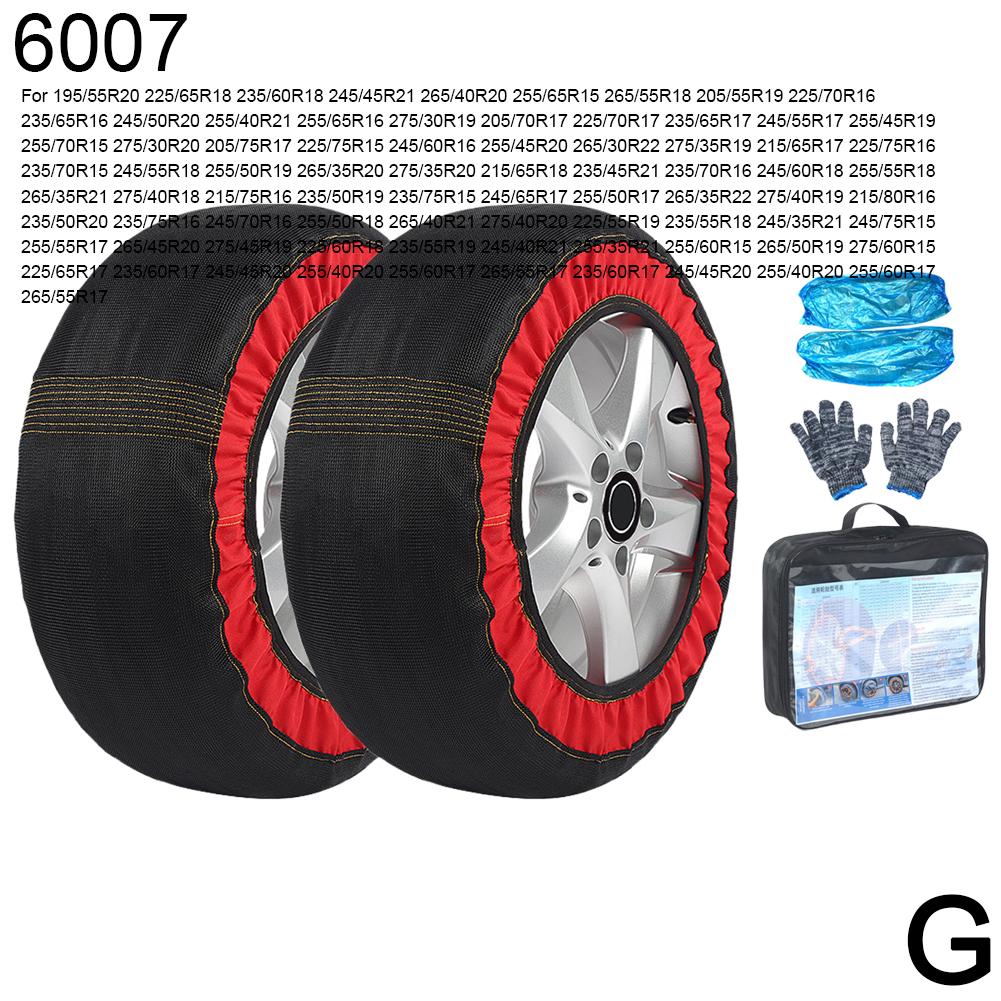 Winter Car Universal Tire Non-slip Sleeve Auto All-inclusive Anti-scratch Wheel Hub Noise Reduction Shock Absorption Snow Socks