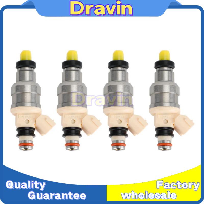 4PCS 15710-58B00 INP-470 Fuel Injector Nozzle for Suzuki 92-98 Sidekick X-90 96-98 1.6L INP470 195500-2400 15710-57B00 96068643
