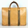 DRAWER Thick Leather Document Briefcase Business Bag Brown(USED)