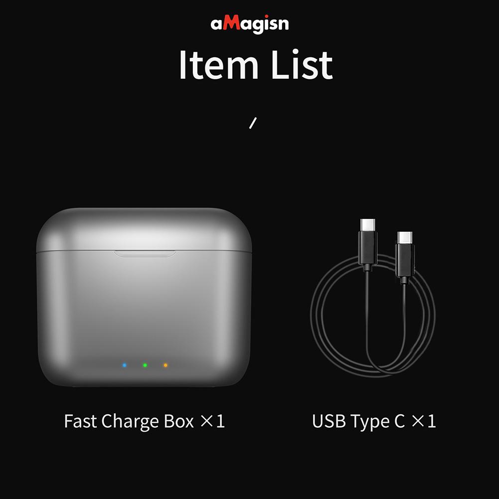 Mini Portable Fast Charging Case Lightweight Battery Storage Charger Compartment Accessories for Insta360 One X2 Battery