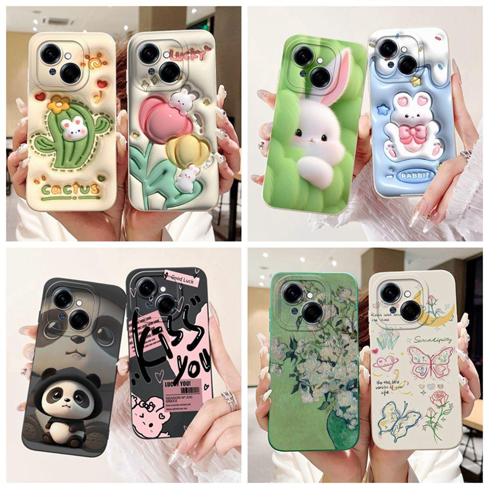 For Tecno Spark Go 1 Case 6.67" Beautiful Flower Painted Cover Soft Silicone Phone Case For Tecno SparkGo 1 Go1 Capa Coque