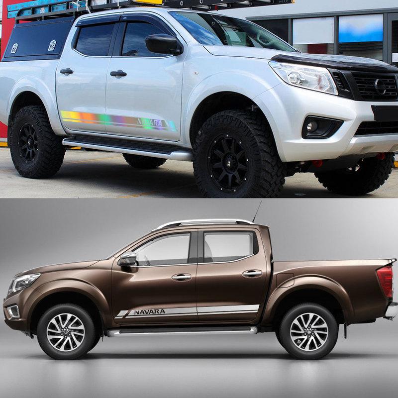 Pickup Door Side Sticker For Nissan Navara NP300 SL ST Truck Graphic Style Car Decor Decal Vinyl Cover Auto Tuning Accessories