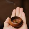 Wooden Incense Burner Mini Small Plug-in Line Incense Holder Incense Stand Table Incense Acccessories
