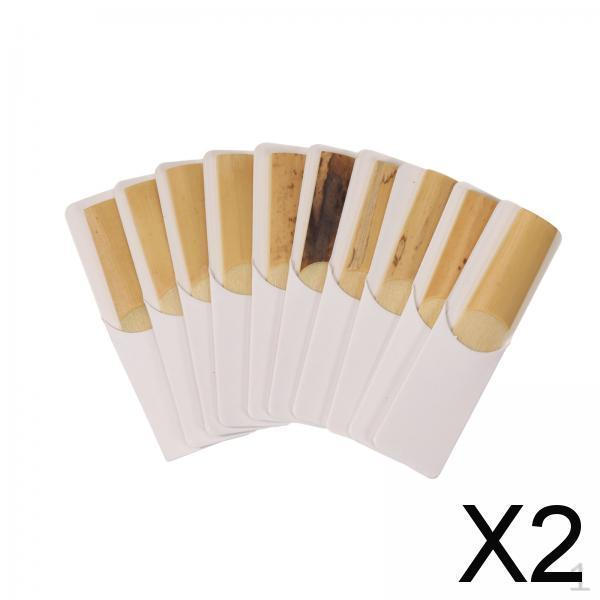 2x10 Pieces Soprano Saxophone Reeds for Woodwind Instrument Sax Player