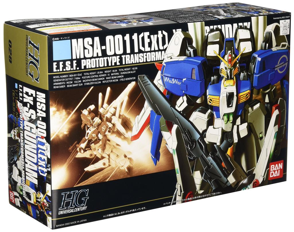 HGUC Gundam 1/144 MSA-0011[Ext] Ex-S (Gundam Sentinel)