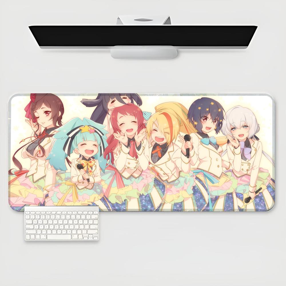 Zombie Land Saga Mouse Pad game teclado XXL Mouse Pad Large Computer Laptop Non-slip Keyboard Desk Mat Mousepad