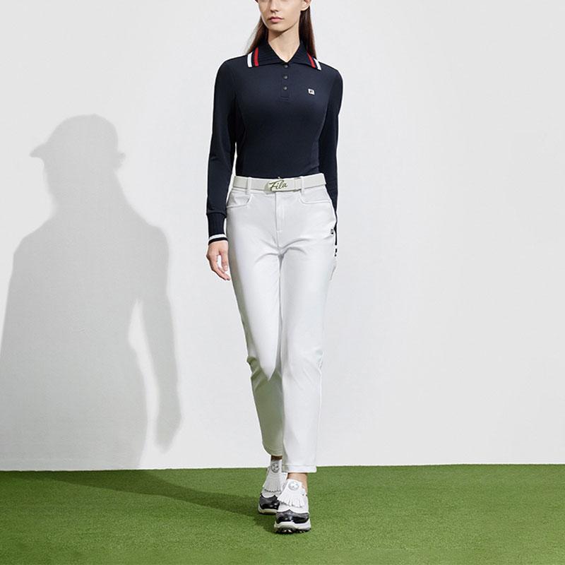 New FILA Golf Series Casual Pants Women's Jade White A11W415601F-WT