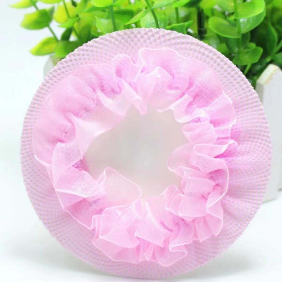 2pcs Women Ballet Elastic Hair Net Adjustable High Quality Weave Adjustable  Drawstring Style Head Bands Fashion Headwear Accessories